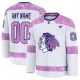 Fanatics Chicago Blackhawks Hockey Fights Cancer Personalisiert 24/25 Practice Trikot - Herren (Weiss) Fanatics Chicago Blackhawks Hockey Fights Cancer Personalisiert 24/25 Practice Trikot - Herren (Weiss)