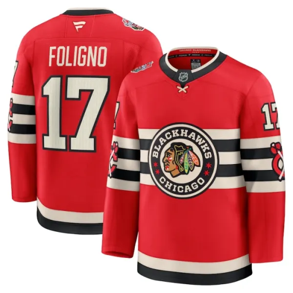 Fanatics Chicago Blackhawks Nick Foligno 24/25 Premium Winter Classic Trikot - Herren (Rot) Fanatics Chicago Blackhawks Nick Foligno 24/25 Premium Winter Classic Trikot - Herren (Rot)