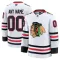 Fanatics Chicago Blackhawks Personalisiert 24/25 Away Premium Trikot - Herren (Weiss)