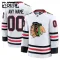 Fanatics Chicago Blackhawks Personalisiert 24/25 Away Premium Trikot - Kinder (Weiss)