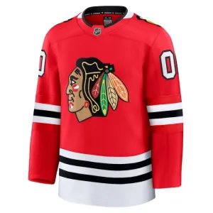 Fanatics Chicago Blackhawks Personalisiert 24/25 Home Premium Trikot - Herren (Rot)