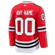 Fanatics Chicago Blackhawks Personalisiert 24/25 Home Premium Trikot - Herren (Rot)