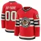 Fanatics Chicago Blackhawks Personalisiert 24/25 Premium Winter Classic Trikot - Herren (Rot)