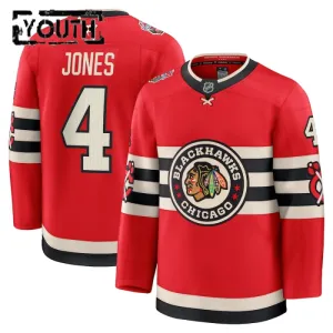 Fanatics Chicago Blackhawks Seth Jones 24/25 Premium Winter Classic Trikot - Kinder (Rot)