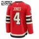 Fanatics Chicago Blackhawks Seth Jones 24/25 Premium Winter Classic Trikot - Kinder (Rot)