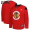 Fanatics Chicago Blackhawks Team Personalisiert 24/25 Practice Trikot - Kinder (Rot)
