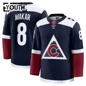 Fanatics Colorado Avalanche Cale Makar 24/25 Alternate Premium Trikot - Kinder (Navy)