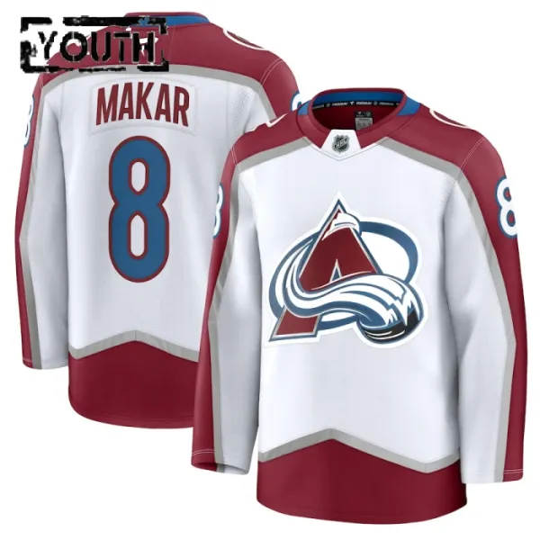 Fanatics Colorado Avalanche Cale Maker 24/25 Away Premium Trikot - Kinder (Weiss) Fanatics Colorado Avalanche Cale Maker 24/25 Away Premium Trikot - Kinder (Weiss)