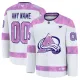 Fanatics Colorado Avalanche Hockey Fights Cancer Personalisiert 24/25 Practice Trikot - Herren (Weiss) Fanatics Colorado Avalanche Hockey Fights Cancer Personalisiert 24/25 Practice Trikot - Herren (Weiss)
