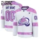 Fanatics Colorado Avalanche Hockey Fights Cancer Personalisiert 24/25 Practice Trikot - Kinder (Weiss) Fanatics Colorado Avalanche Hockey Fights Cancer Personalisiert 24/25 Practice Trikot - Kinder (Weiss)