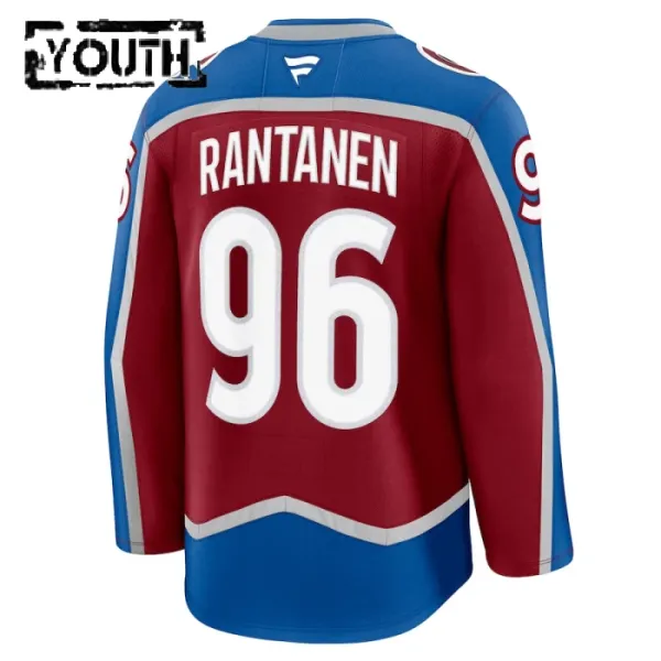 Fanatics Colorado Avalanche Mikko Rantanen 24/25 Home Premium Trikot - Kinder (Rot)