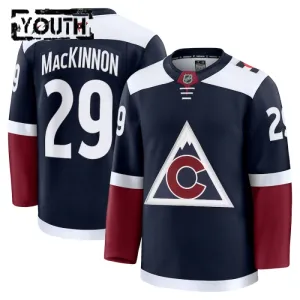 Fanatics Colorado Avalanche Nathan MacKinnon 24/25 Alternate Premium Trikot - Kinder (Navy)