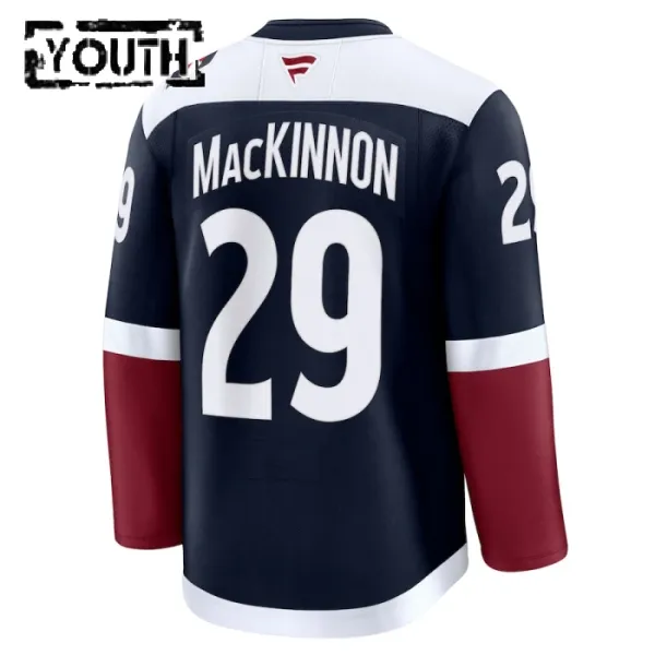 Fanatics Colorado Avalanche Nathan MacKinnon 24/25 Alternate Premium Trikot - Kinder (Navy)