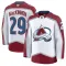 Fanatics Colorado Avalanche Nathan MacKinnon 24/25 Away Premium Trikot - Herren (Weiss)