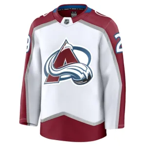 Fanatics Colorado Avalanche Nathan MacKinnon 24/25 Away Premium Trikot - Herren (Weiss)