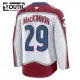 Fanatics Colorado Avalanche Nathan MacKinnon 24/25 Away Premium Trikot - Kinder (Weiss)