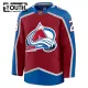 Fanatics Colorado Avalanche Nathan MacKinnon 24/25 Home Premium Trikot - Kinder (Rot)