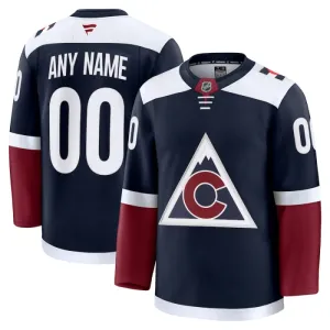 Fanatics Colorado Avalanche Personalisiert 24/25 Alternate Premium Trikot - Herren (Navy)