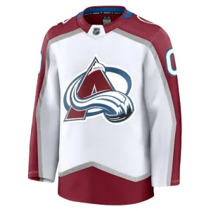 Fanatics Colorado Avalanche Personalisiert 24/25 Away Premium Trikot - Herren (Weiss)