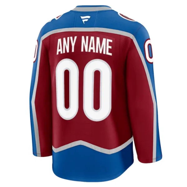 Fanatics Colorado Avalanche Personalisiert 24/25 Home Premium Trikot - Herren (Rot)