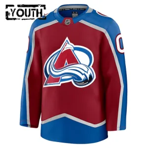 Fanatics Colorado Avalanche Personalisiert 24/25 Home Premium Trikot - Kinder (Rot)