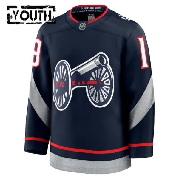 Fanatics Columbus Blue Jackets Adam Fantilli 24/25 Premium Stadium Series Trikot - Kinder (Navy)