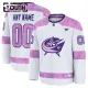Fanatics Columbus Blue Jackets Hockey Fights Cancer Personalisiert 24/25 Practice Trikot - Kinder (Weiss) Fanatics Columbus Blue Jackets Hockey Fights Cancer Personalisiert 24/25 Practice Trikot - Kinder (Weiss)