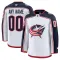 Fanatics Columbus Blue Jackets Personalisiert 24/25 Away Premium Trikot - Herren (Weiss)