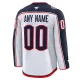 Fanatics Columbus Blue Jackets Personalisiert 24/25 Away Premium Trikot - Herren (Weiss)