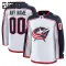 Fanatics Columbus Blue Jackets Personalisiert 24/25 Away Premium Trikot - Kinder (Weiss)