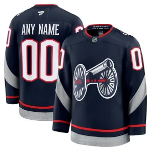 Fanatics Columbus Blue Jackets Personalisiert 24/25 Premium Stadium Series Trikot - Herren (Navy)