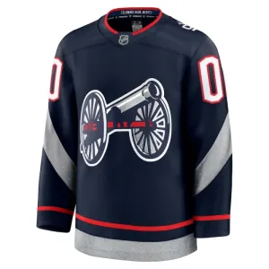 Fanatics Columbus Blue Jackets Personalisiert 24/25 Premium Stadium Series Trikot - Herren (Navy)