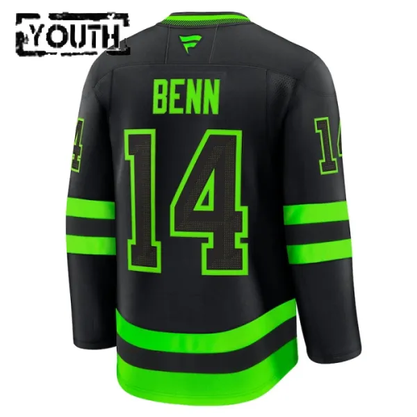 Fanatics Dallas Stars Jamie Benn 24/25 Alternate Premium Trikot - Kinder (Schwarz)