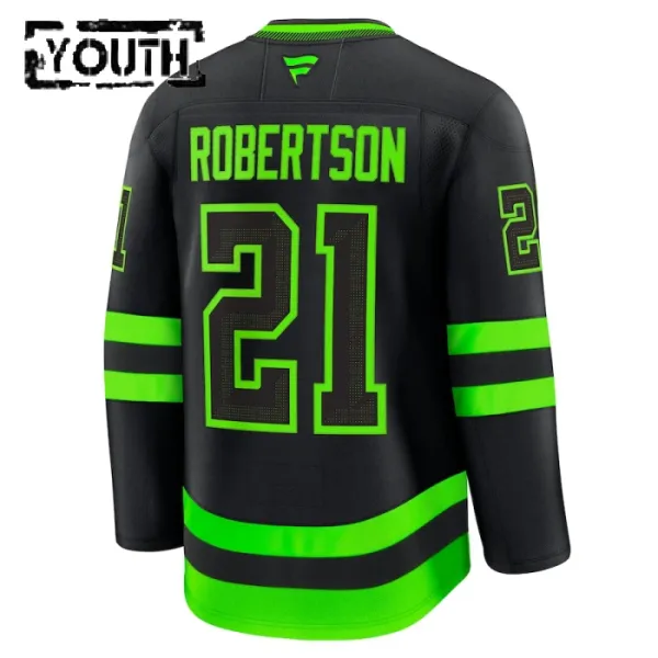 Fanatics Dallas Stars Jason Robertson 24/25 Alternate Premium Trikot - Kinder (Schwarz)
