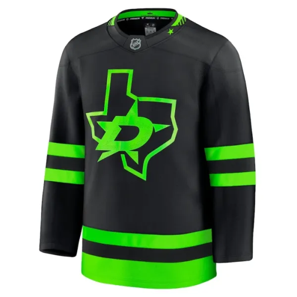 Fanatics Dallas Stars Personalisiert 24/25 Alternate Premium Trikot - Herren (Schwarz)
