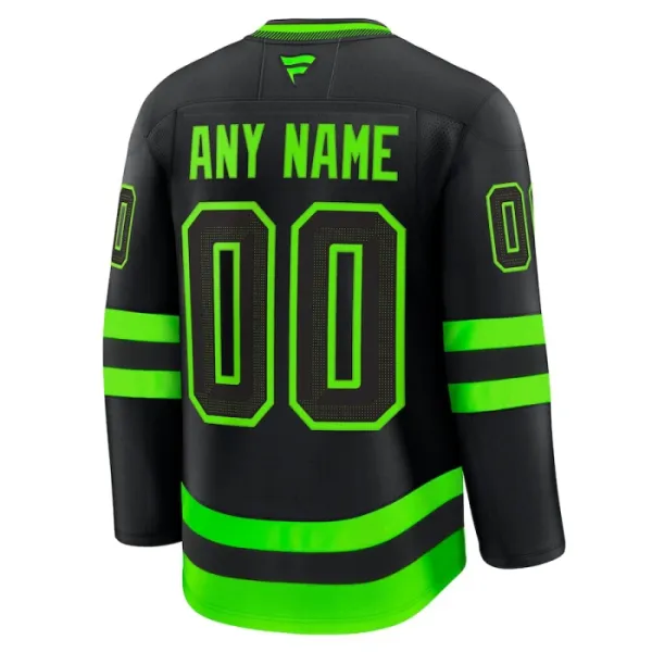 Fanatics Dallas Stars Personalisiert 24/25 Alternate Premium Trikot - Herren (Schwarz)