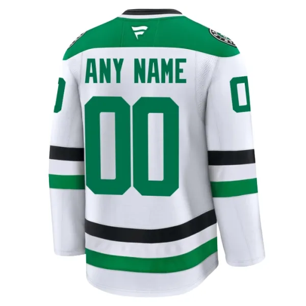 Fanatics Dallas Stars Personalisiert 24/25 Away Premium Trikot - Herren (Weiss)
