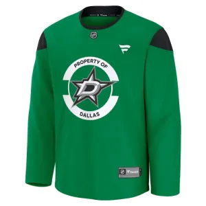 Fanatics Dallas Stars Team Personalisiert 24/25 Practice Trikot - Herren (Grün)