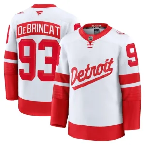 Fanatics Detroit Red Wings Alex Debrincat 24/25 Premium Stadium Series Trikot - Herren (Weiss)