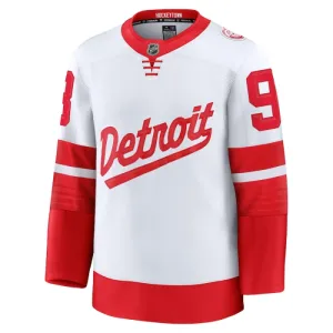 Fanatics Detroit Red Wings Alex Debrincat 24/25 Premium Stadium Series Trikot - Herren (Weiss)