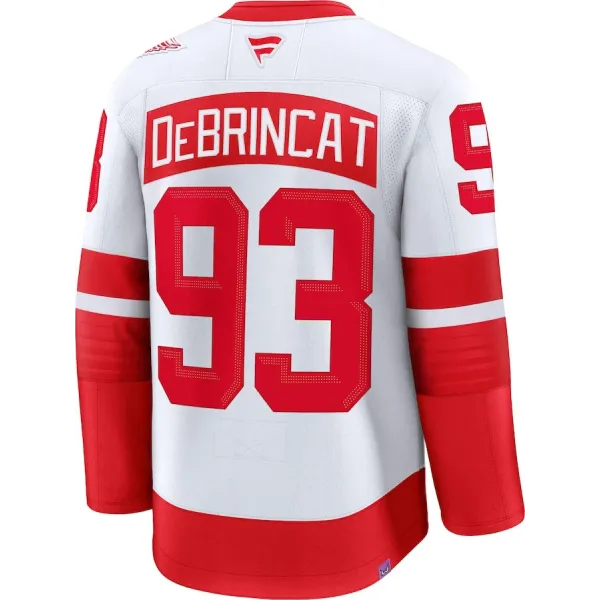 Fanatics Detroit Red Wings Alex Debrincat 24/25 Premium Stadium Series Trikot - Herren (Weiss)