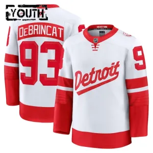 Fanatics Detroit Red Wings Alex Debrincat 24/25 Premium Stadium Series Trikot - Kinder (Weiss)