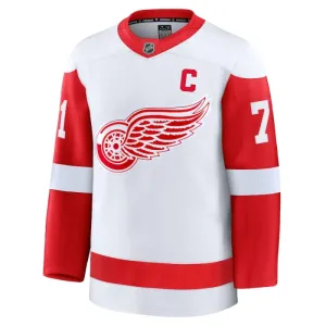 Fanatics Detroit Red Wings Dylan Larkin 24/25 Away Premium Trikot - Herren (Weiss)