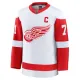 Fanatics Detroit Red Wings Dylan Larkin 24/25 Away Premium Trikot - Herren (Weiss)