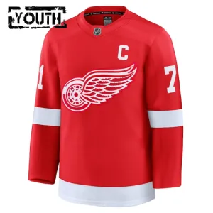 Fanatics Detroit Red Wings Dylan Larkin 24/25 Home Premium Trikot - Kinder (Rot)