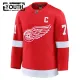 Fanatics Detroit Red Wings Dylan Larkin 24/25 Home Premium Trikot - Kinder (Rot)