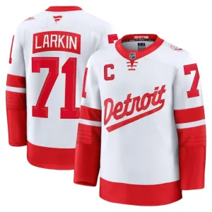 Fanatics Detroit Red Wings Dylan Larkin 24/25 Premium Stadium Series Trikot - Herren (Weiss)