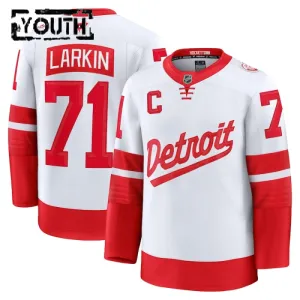 Fanatics Detroit Red Wings Dylan Larkin 24/25 Premium Stadium Series Trikot - Kinder (Weiss)