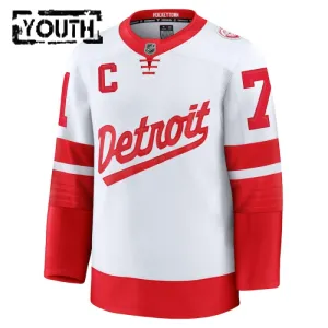 Fanatics Detroit Red Wings Dylan Larkin 24/25 Premium Stadium Series Trikot - Kinder (Weiss)