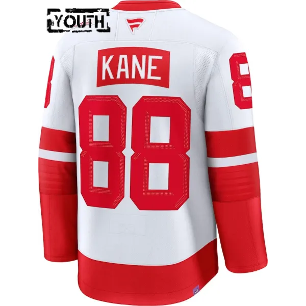 Fanatics Detroit Red Wings Patrick Kane 24/25 Premium Stadium Series Trikot - Kinder (Weiss)